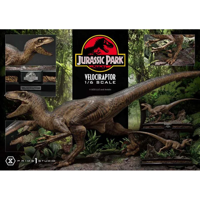 Jurassic Park statuette Legacy Museum Collection 1/6 Velociraptor Attack 38 cm