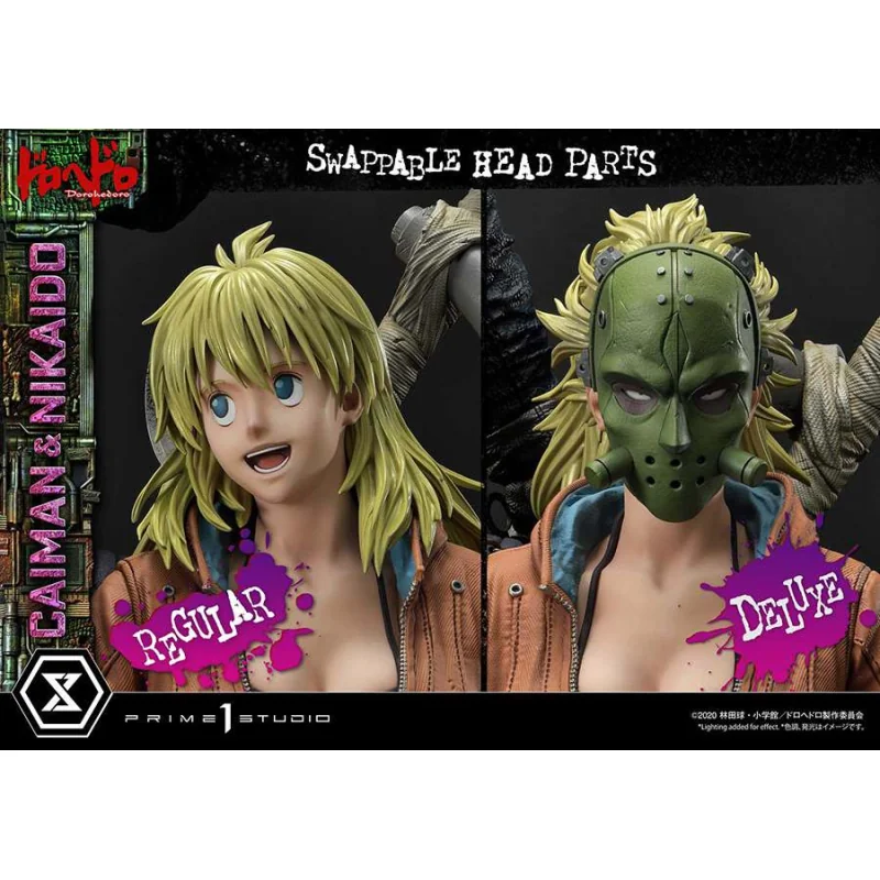 Dorohedoro statuette 1/4 Caiman & Nikaido Deluxe Version 66 cm