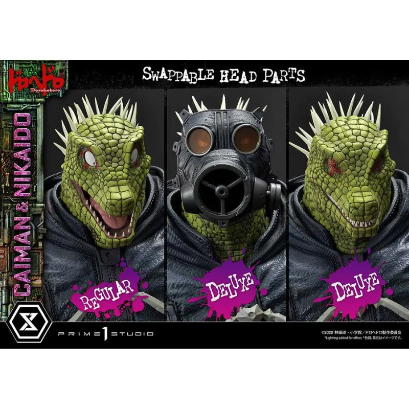 Dorohedoro statuette 1/4 Caiman & Nikaido Deluxe Version 66 cm