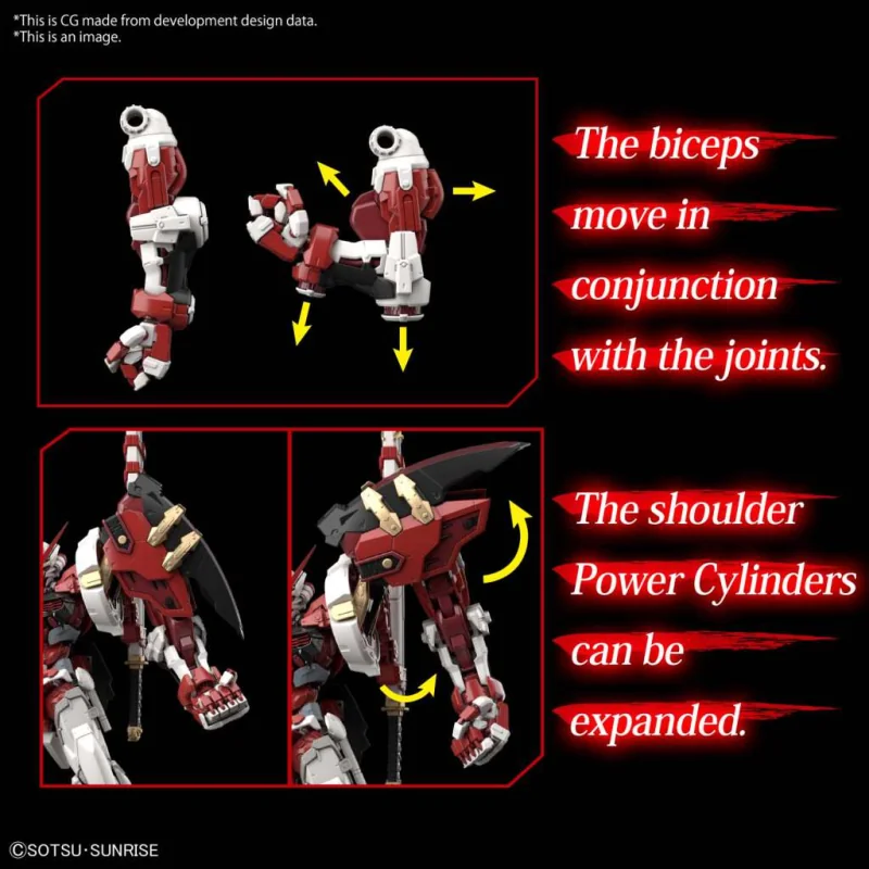 Gundam Gunpla HRM 1/100 Astray Red Frame Powered Red