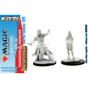 Magic the Gathering : Miniatures non peintes - Killian et Dina