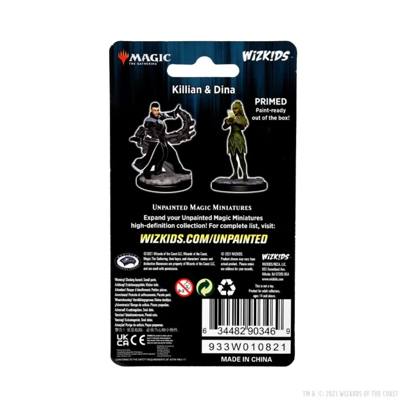 Magic the Gathering : Miniatures non peintes - Killian et Dina