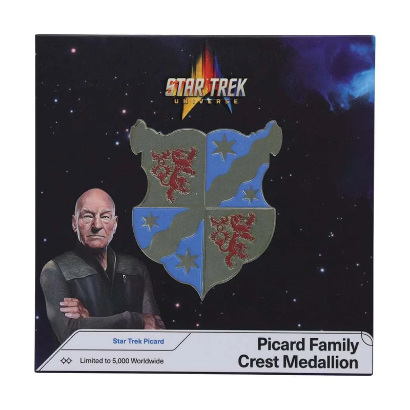 Star Trek médaillon Picard Family Crest Limited Edition