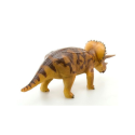 Triceratops Figurine en PVC Souple (couleur jaune)