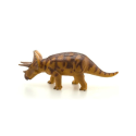 Triceratops Figurine en PVC Souple (couleur jaune)