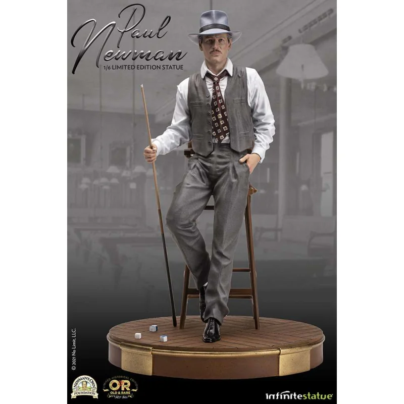 PAUL NEWMAN OLD&RARE STATUE EN RÉSINE 1/6