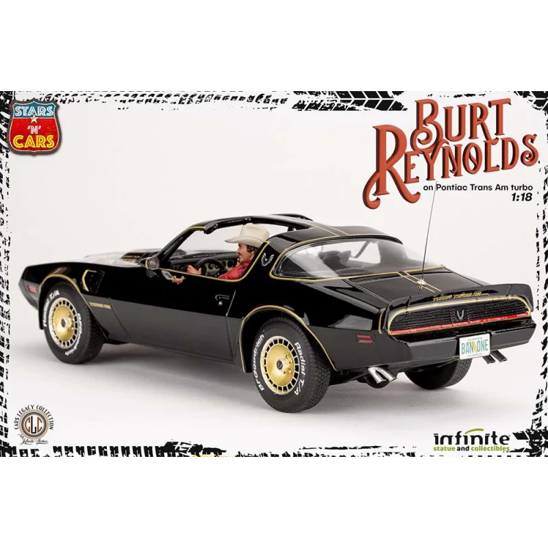 BURT REYNOLDS SUR PONTIAC 1/18 RESINE ST