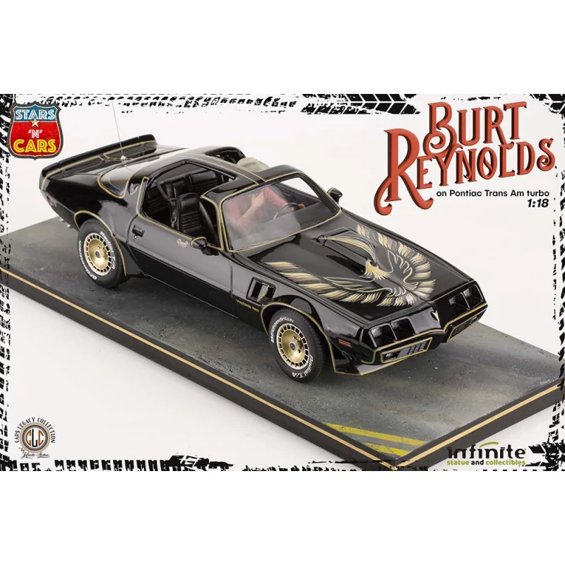 BURT REYNOLDS SUR PONTIAC 1/18 RESINE ST