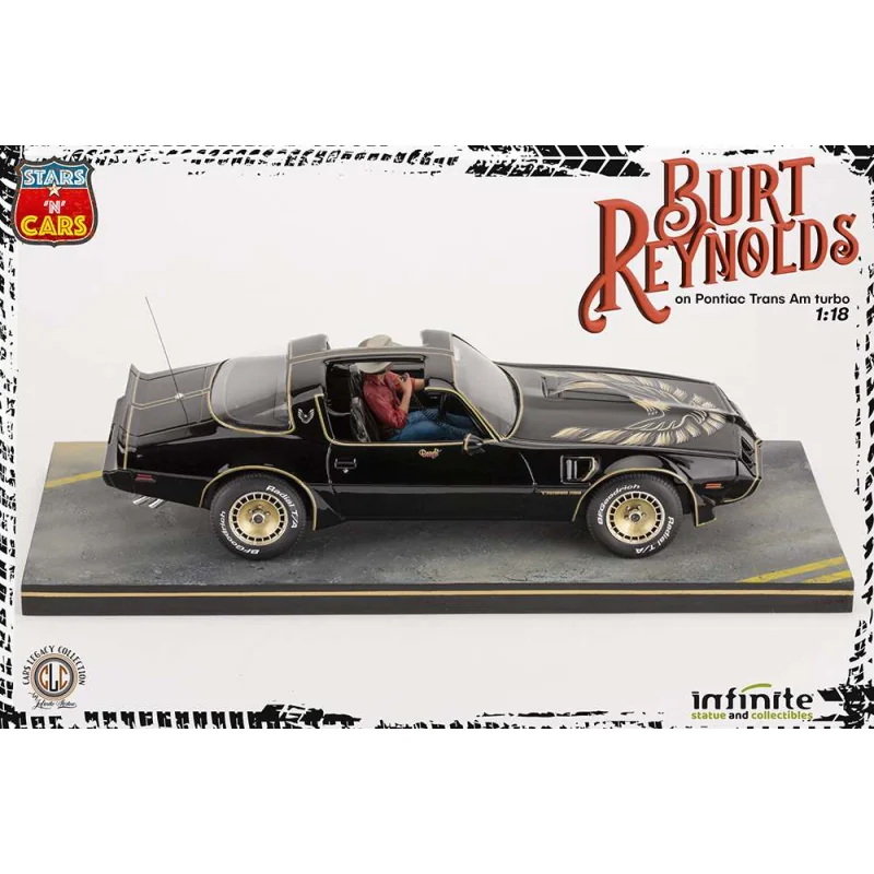 BURT REYNOLDS SUR PONTIAC 1/18 RESINE ST