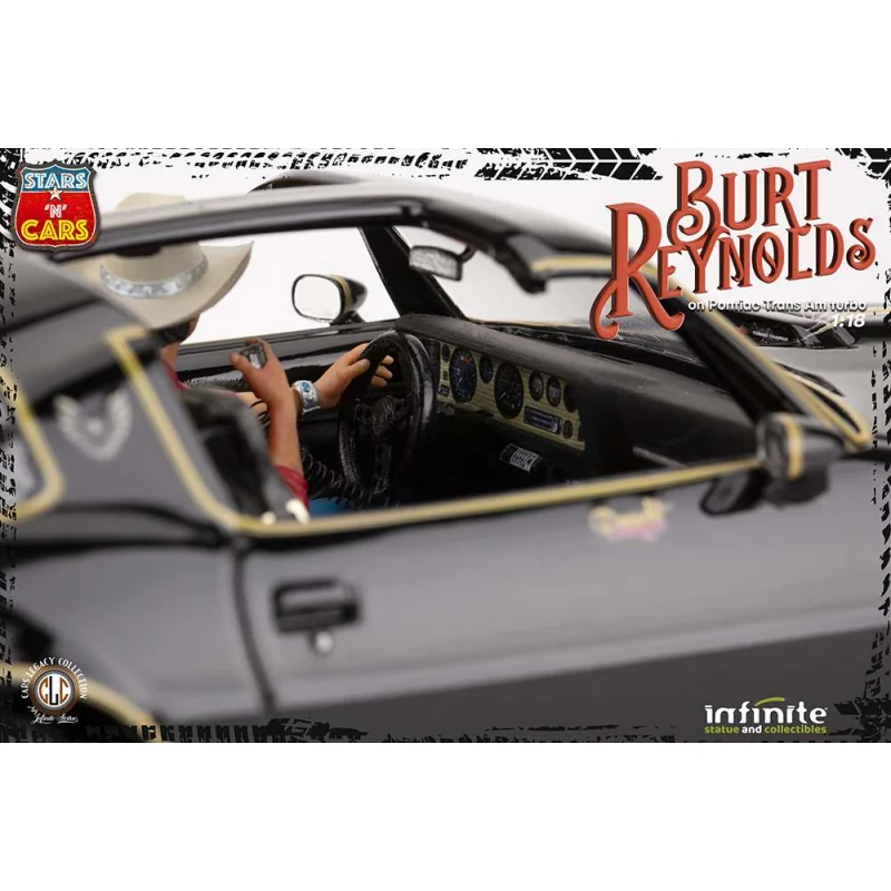 BURT REYNOLDS SUR PONTIAC 1/18 RESINE ST