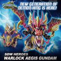 SDW HEROES WARLOCK AEGIS GUNDAM