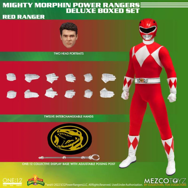 ONE12COLLECTIVE MM POWER RANGERS DLX SET