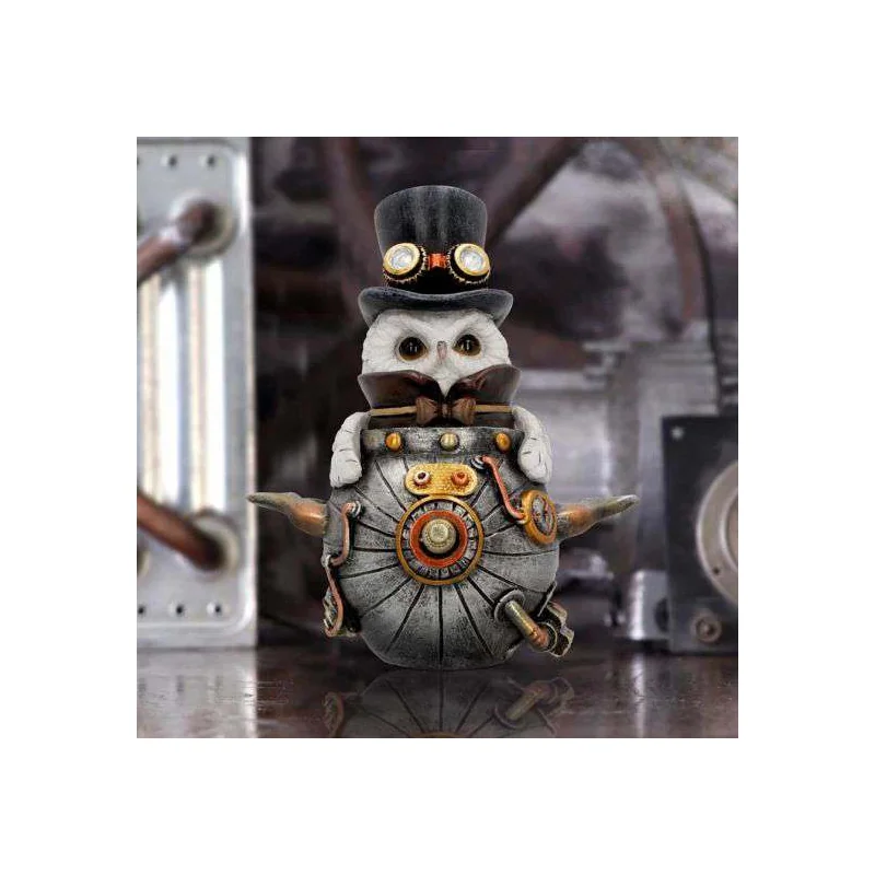 AVIAN INVENTION STEAMPUNK OWL FIG