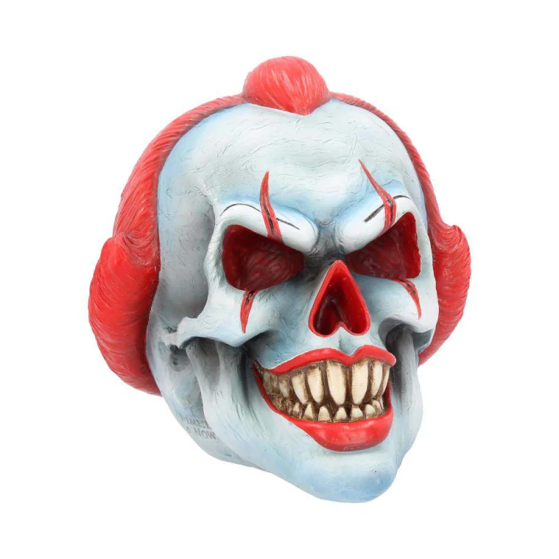 THE CLOWN SKULL ORNAMENT 18CM