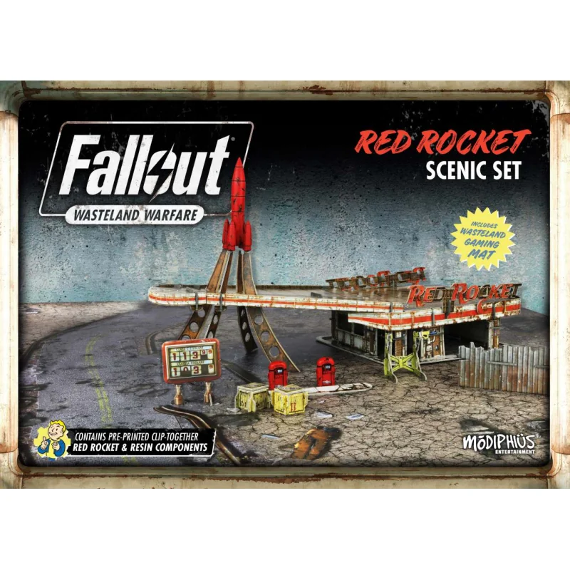 FALLOUT WW RED ROCKET SCENIC SET