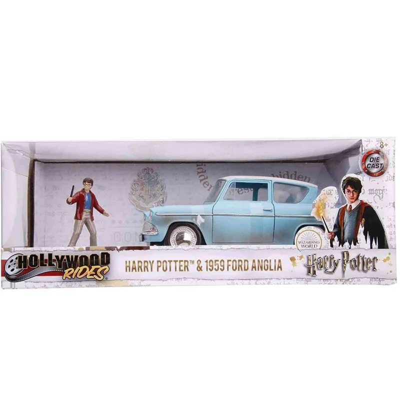 Harry Potter : 1959 Ford Anglia et Harry Potter à l'échelle 1/24