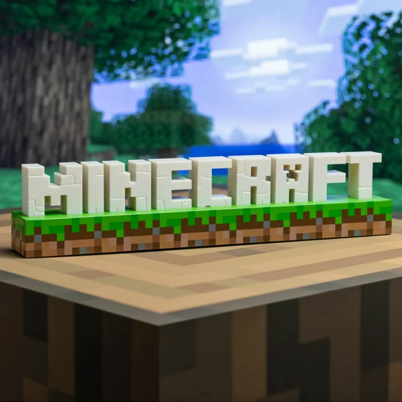 Minecraft : lumière du logo