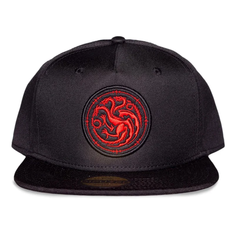 Game of Thrones : House of the Dragon - Casquette Snapback Sigil Brodée Targaryen