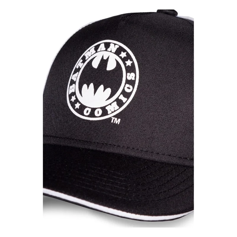 Batman: Bat Logo Casquette ajustable noire et blanche