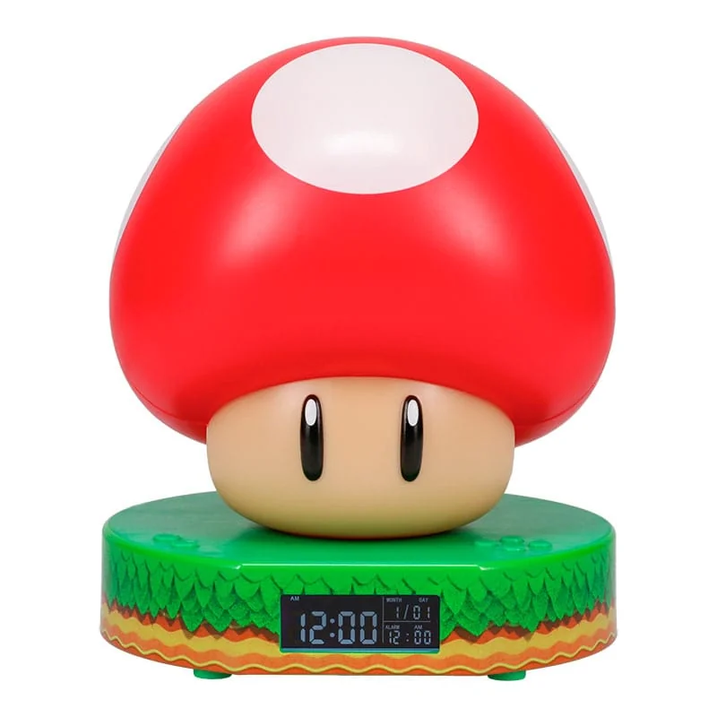 NINTENDO - Super champignon - Réveil 12cm