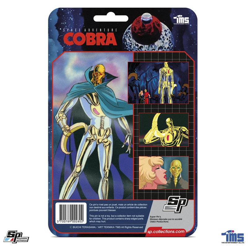 Pin's Cobra Super Pins Blister Card Crystal Boy 10,5Cm