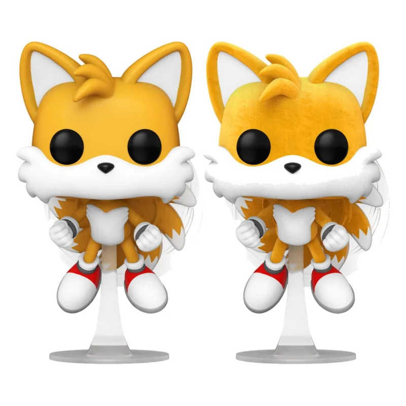 Sonic Pop Tails Flying Flocked + Chase