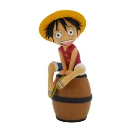 ONE PIECE - Luffy sur Tonneau - Figurine Lumineuse - 20 cm