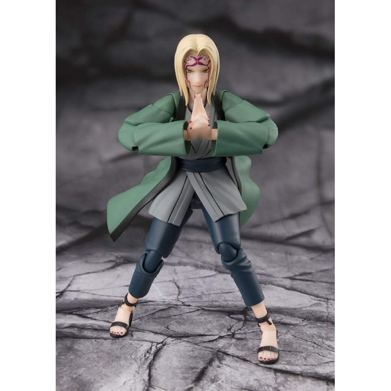 Bandai NARUTO -Tsunade "Legendary Medical Ninja" -Figurine S.H. Figuarts 14cm