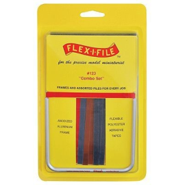  1 Anodized Aluminum Frame et 17 Assorted Abrasive Refill Tapes