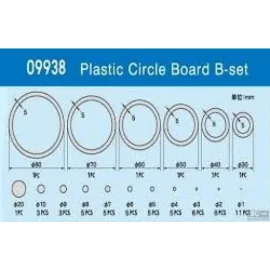  Disc - Circle Assortment B05mm plasticard