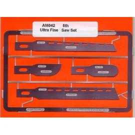  4 scies in 5 en acier inoxidable. 2 x 7 cm long with 29 TPC & 13 TPC. 2 3.5cm long with 29 TPC & 20 TPC. Use free hand or fits 