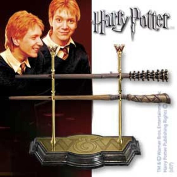 Présentoir baguettes jumeaux Weasley - Harry Potter